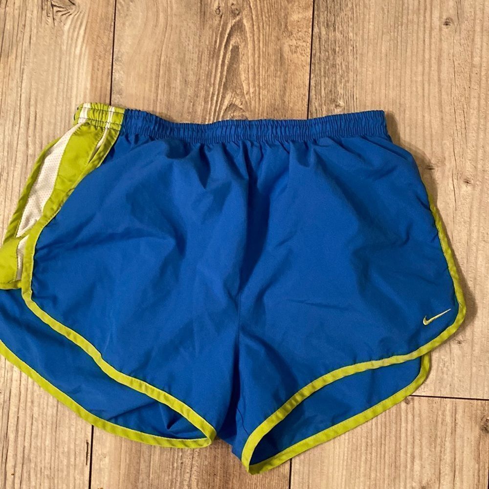 Small Nike Running Shorts Women’s Blue Green White